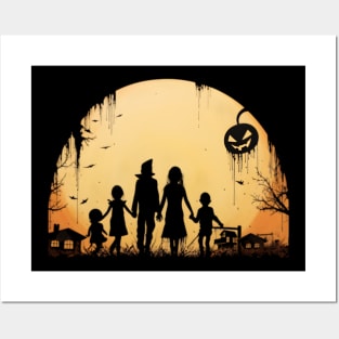 family halloween Posters and Art